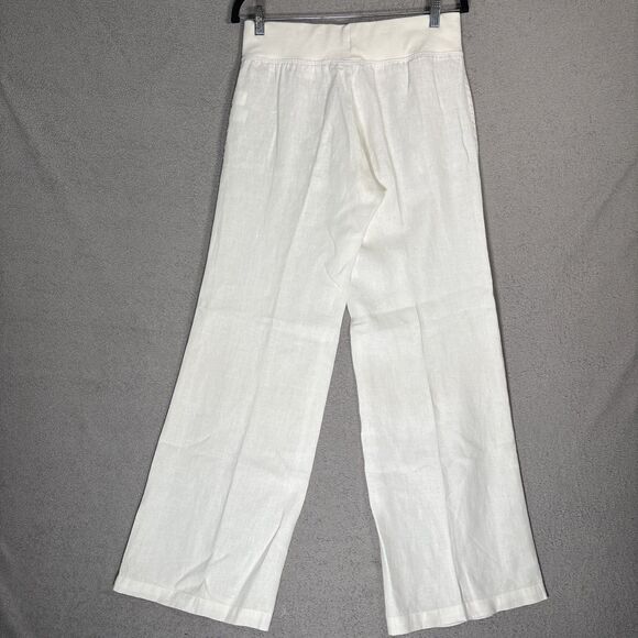 Lilly Pulitzer Women’s Pants Size M The Beach Pant Linen Wide Leg Beach‎ Resort - Picture 11 of 16